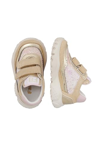 Naturino Girls Falcotto Amantea 2 Vl. (Toddler/Little Kid) Sneaker, Platinum/Cipria, 122