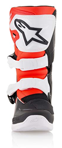 Image of Alpinestars Tech 3S Kids MX Boots (Black /White /Red, 12)