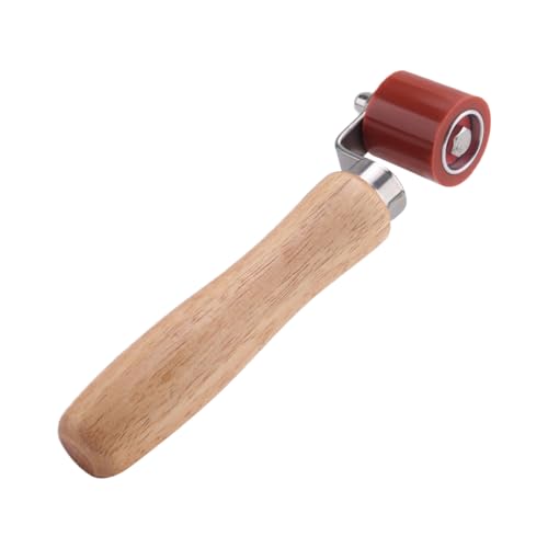 Cpolebev Rullo di Pressione Manuale, Rullo di Pressione nel Silicone da 28 Mm Rolle per PVC / / EPDM Strumenti per Coperture Strumenti per Pavimenti Strumento per Saldatura