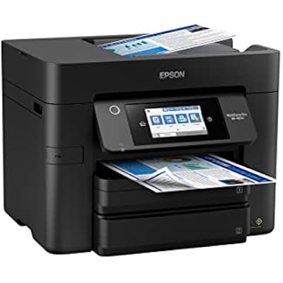Epson Workforce Pro WF-4834 Wireless All-in-One Printer with Auto 2-Sided Print Copy, Scan and Fax, 50-Page ADF, 500-sheet Paper Capacity, 4.3 Color Touchscreen
