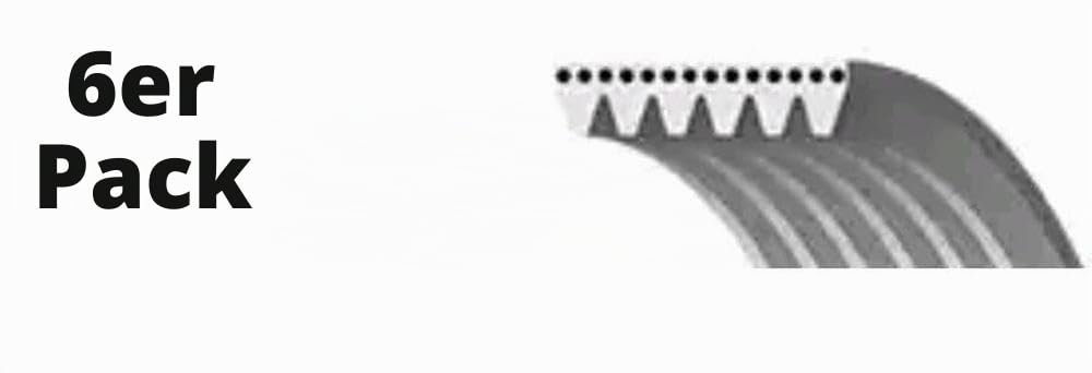GATES K236PK1700 Keilrippenriemensatz 6-Rippenanzahl Gummi Kompatibel mit BMW 3 Touring E91 6PK1700 7884-22533 788422533