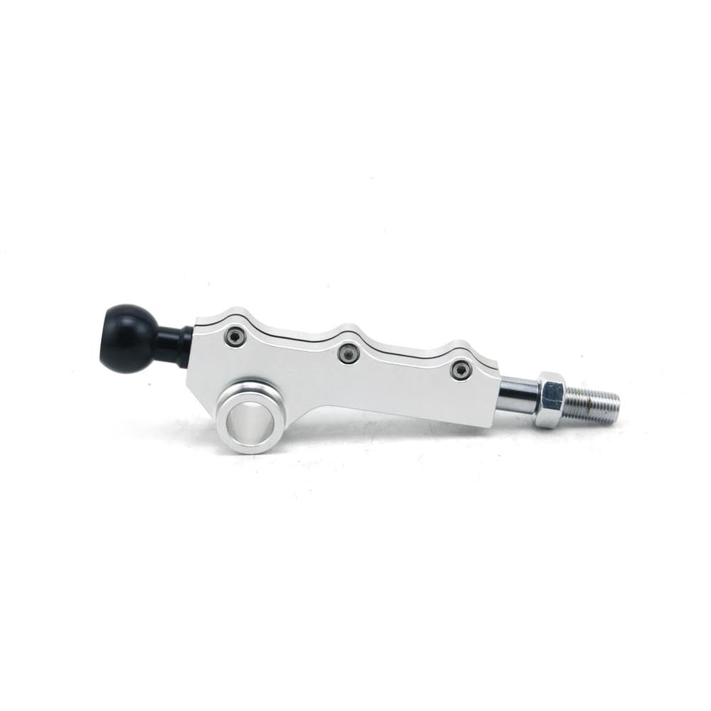 HYASDBWE Double Adjustable Shifter Short Height Throw Gear Shift Lever for Subaru WRX STI 2008-2014 Vehicle Accessories Gear Shifter Parts(Silver)