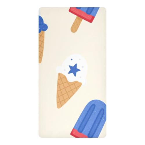 Drap-housse imperméable berceau housse matelas bébé popsicle crème