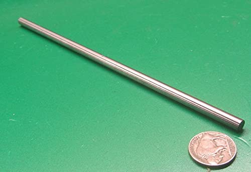 1055 Carbon Steel Hardened Shaft 6mm Diameter x 200mm Long 3 pcs
