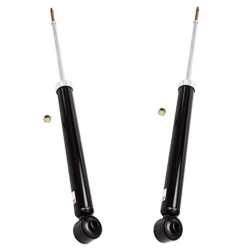 Image of Detroit Axle - Rear 2pc Shock Absorbers for 06-11 Hyundai Accent Kia Rio Rio5, 2 Shock Absorbers Assembly Set 2006 2007 2008 2009 2010 2011 Replacement