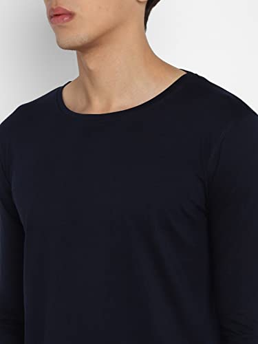 Image of London Crew Round Neck Full Sleeve Regular Fit Casual Cotton Plain Solid Tshirt for Men Full-Solid-23
