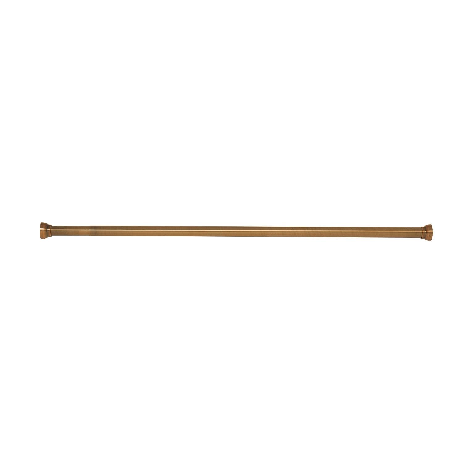 Barre tringle de douche dorée Spirella Kreta en alu anti-rayures chic