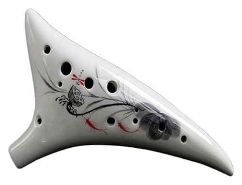 Ocarina en céramique 12 trous à emporter pour jouer en pleine nature