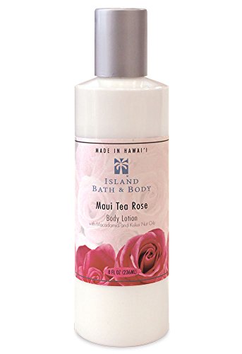 Island Bath & Body Maui Tea Rose Body Lotion 8oz.