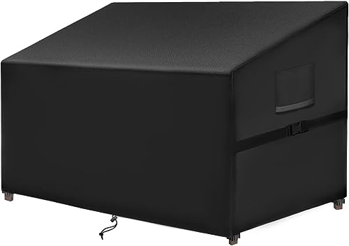 SIRUITON 2-Seat Heavy Duty Garden Patio Sofa/Loveseat/Bench Cover,100% Waterproof Outdoor ...
