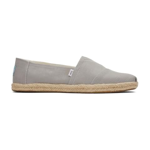 TOMS Men's Alpargata Grey Rope Loafers Cover