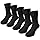 PUTUO Chaussettes Enfant Garçon Fille: Socquettes Enfants en Viscose de Bambou Taille 31-34 – Sans Couture & Respirantes – Usage Quotidien 8-11 Ans 5 paires Noir