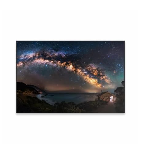 Peinture sur Toile Ciel Étoilé Impression Haute Définition Galaxie
