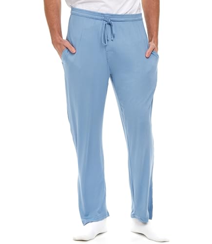 AMERICAN HEAVEN Mens 3 Pack Drawstring & Pockets Pajama Pants | Ultra Soft Lounge Sleep Pj Yoga Bottoms2