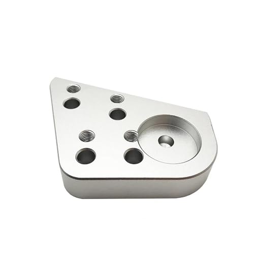 Elevador manillar plateado para moto BMW R1150RT y R1200RT 5