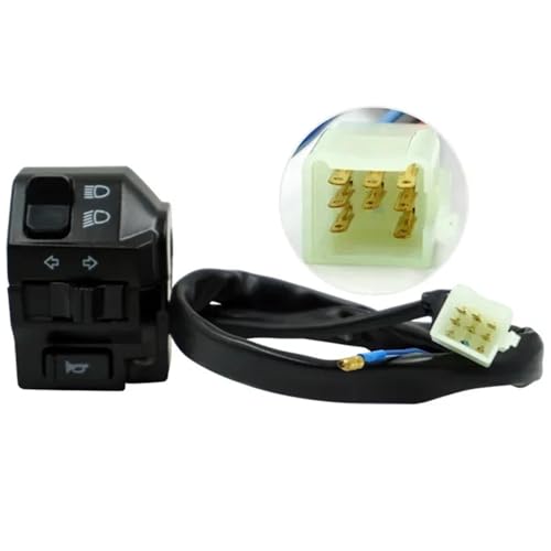 Interrupteur de guidon de moto pour réparer commande de clignotant et bouton klaxon - 5