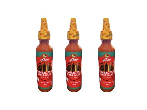 神戸物産 サンバル SAMBAL ASLI CHILI SAUCE インドネシアの定番調味料 ナシゴレン ミーゴレン フライドポテト 唐揚げ チリソース 刺激的な辛味と旨味 エスニック料理 インドネシア ソース 調味料 235ml×3本