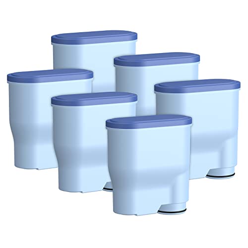 GLACIER FRESH (6 pezzi) Filtro per acqua per Philips® AquaClean® CA6903, CA6903/10, compatibile con Saeco® e Philips® Macchine da caffè completamente automatiche aqua clean Filtro per calcare
