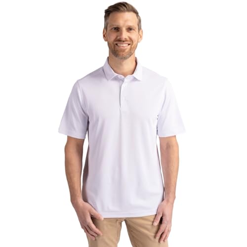 Cutter & Buck Men's Short Sleeve Virtue Eco Pique Recycled Polo Shirt