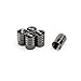 TK-KLZ 5Pcs Chrome Bike Motorcycle Car Tires Valve Stem Caps for Chrysler Jeep Grand Cherokee Wrangler Compass Cherokee Renegade Patriot Grand Comander Car Styling Decoration Accessories