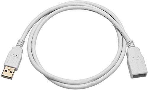 Image of USB 2.0 Male A to Female A Extension Cable 1.5M Super Speed 5Gbps for Printer, PC, External Hard Drive, LED /LCD TV USB Ports White
