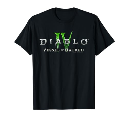 Image of Diablo IV Vessel of Hatred Chest Logo T-Shirt