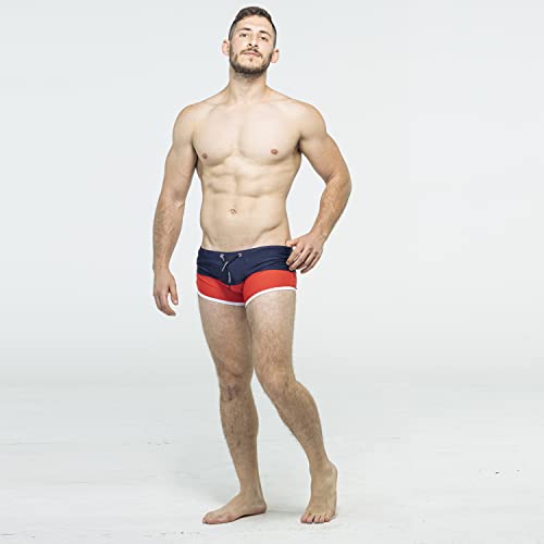Taddlee Men's Swimwear Swimming Boxer Trunks Briefs Shorts Square Cut Swimsuits4