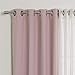 Best Home Fashion uMIXm Mix and Match Tulle Sheer Lace and Blackout 4 Piece Curtain Set – Antique Bronze Grommet Top – Dusty Pink – 52