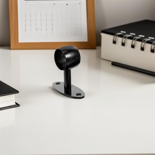 Soportes para pasamanos de escalera de acero inoxidable negro para pared 5