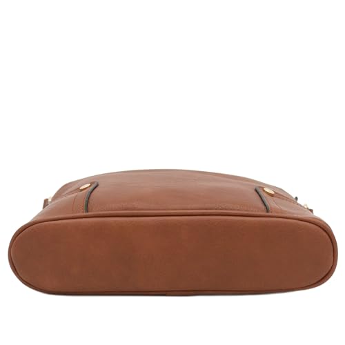 Image of ALYSSA Triple Zip Pocket Large Crossbody Bag