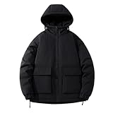 doudoune hiver chaude homme Protection fonctionnelle contre les intempéries contre le froid et les frissons légers assure un confort lors des aventures en plein air ou des trajets quotidiens