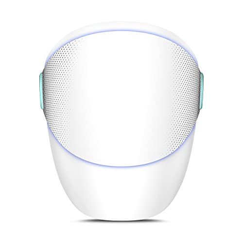 Led Face Light Therapy Mask, Cordless Red Light Face Mask Beauty