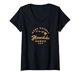 Photo Gallery donna honolulu hawaii isole hawaii maglietta con collo a v Photo Gallery donna honolulu hawaii isole hawaii maglietta con collo a v