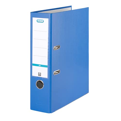 Elba Ordner A4 smart Pro 8 cm breit Kunststoff außen blau