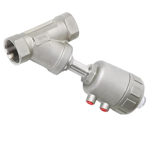 Vanne pneumatique en Y DN15 en acier inox 304 pour circuits de vapeur