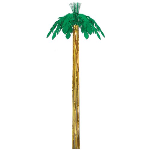 Preisvergleich Produktbild Beistle 50465 Metallic Palme, Geschenkpapierrolle 244 cm