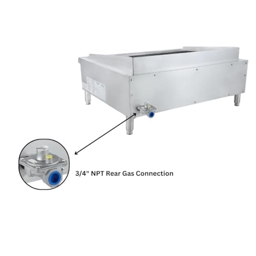 Empura ECB-36S 36 Inch Countertop Gas Radiant Charbroiler thumb #6