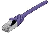  CONECTICPLUS Cable de Ethernet Cat 6 A 0.50 m SFTP Snagless LSOH Morado