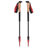 BLACK DIAMOND Pursuit Shock Trekking Poles (Pair)| Shock-Absorbing Design | Adjustable Aluminum | for Hiking & Backpacking | Steel Grey-Octane