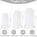 Spandex Fitted Wedding Arch Cover Set of 3 - White Backdrop for Round Top Chiara Stand, Birthday Party, Baby Shower, Banquet Decoration (4FT, 5FT, 6FT)