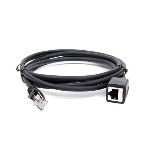 CAT6 8-Pin 1.5 Meter / 59 inch RJ45 Mobile Radio Removable Separation Micropohone Speaker Mic Extension Cable Cord for Kenwood ICOM TM-V71A IC-2730A…