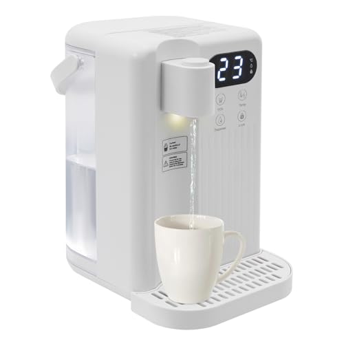 Distributore elettrico di acqua fredda, distributore di acqua fredda, distributore di acqua elettrica, filtro multistrato, 3 l, per la casa e le piccole imprese (bianco)