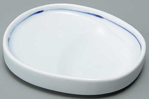 Amazon.co.jp: 段があるから混ざらない 小皿 陶器 醤油皿/段があるから 