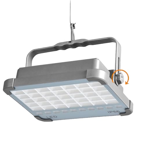 Projecteur solaire Teksome 20W LED portable pour cour et magasin