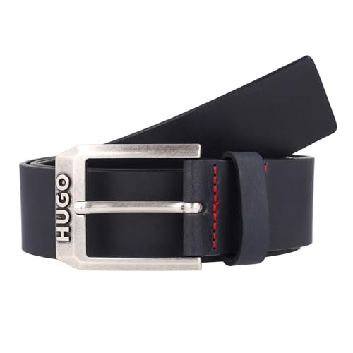 HUGO Men's Belt, Navy410, 80 cm