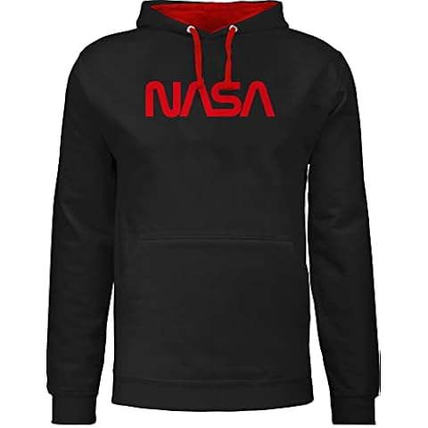 Pullover Herren Frauen Hoodie Kontrast zweifarbig Cover
