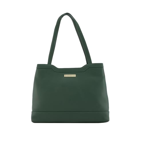 Image of Caprese Kai Tote Large Shoulder Bag for Women | Solid Pattern | Faux Leather | Zipper Closure | Spacious Office & Travel Tote | Stylish Work Bag | Elegant Handbag for Daily Use