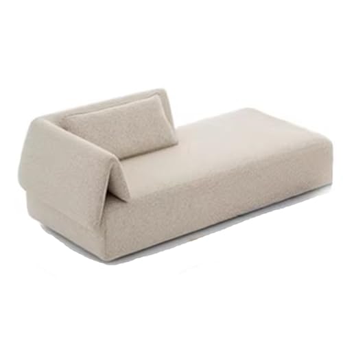 Sofá modular sin brazos, sofá de espuma, fácil montaje, estilo minimalista, diseño de gran tamaño para sala de estar, dormitorio, oficina