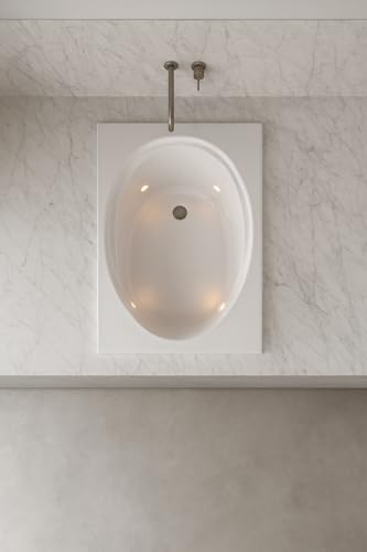 Carver Tubs - SR6042 - Modern White Acrylic Fiberglass Soaking