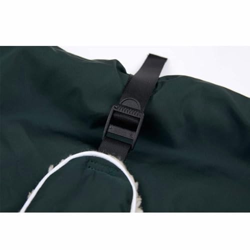 Whippet Mantel Whippet Windhund,Winter Haustier Hund Kleidung,Fleece gefütterte Hundejackewasserdichte Dicke Hundejacke Kleidung,Schwarz-XXL